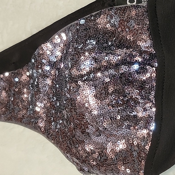 Deb Juniors Size Small Black Formal Dress with Sequin Bust - Picture 3 of 6